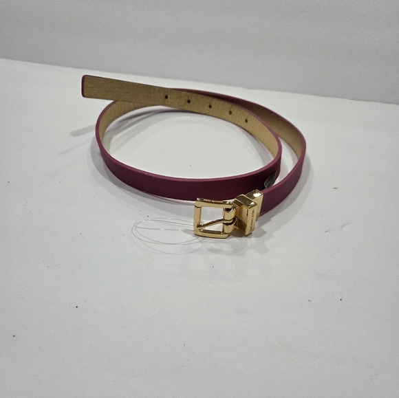 Michael Kors Reversible  Pink Belt with Gold Buckle Sz.S main image 4